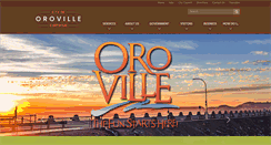 Desktop Screenshot of cityoforoville.org